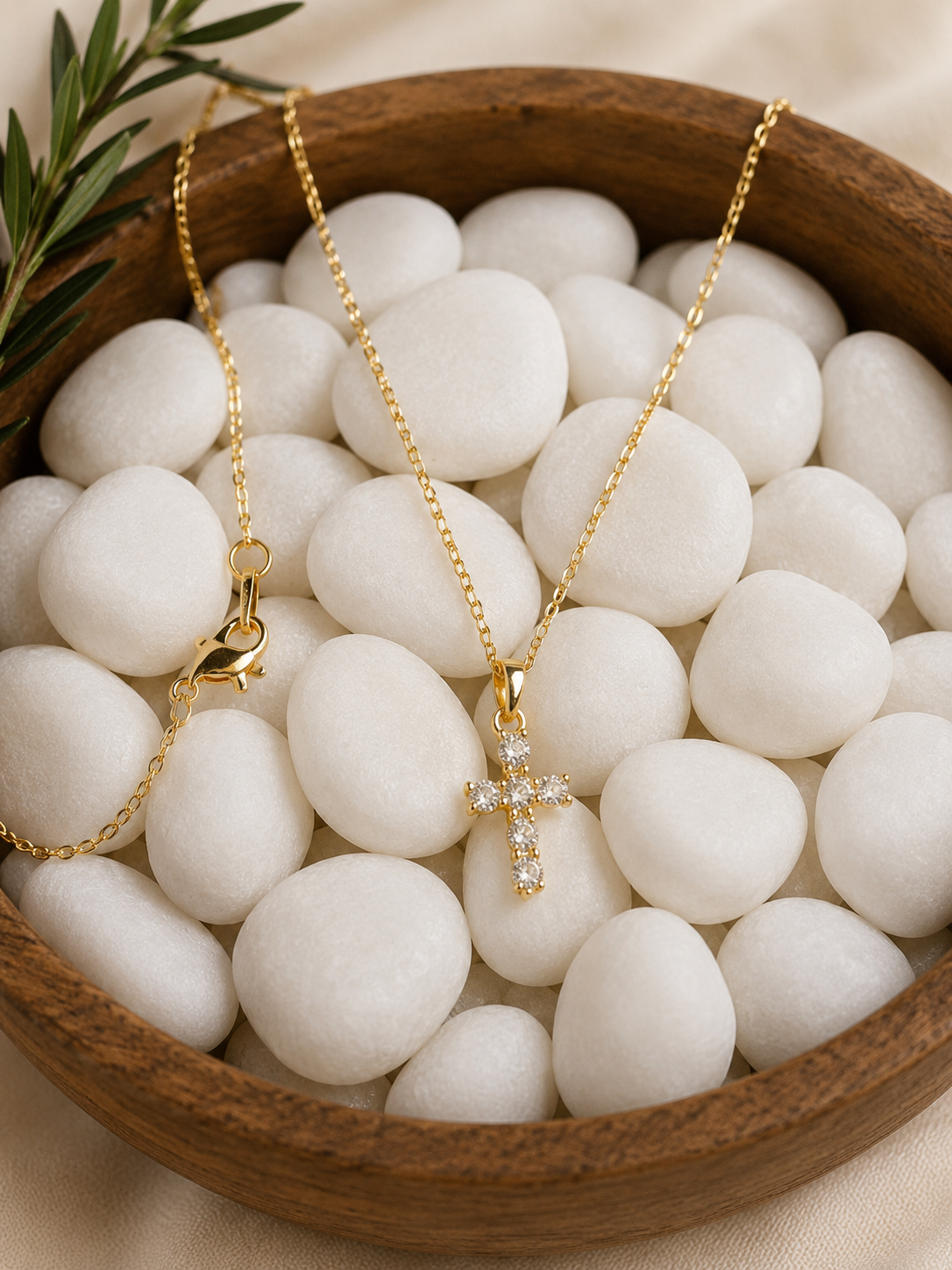 Crystal Cross Necklace
