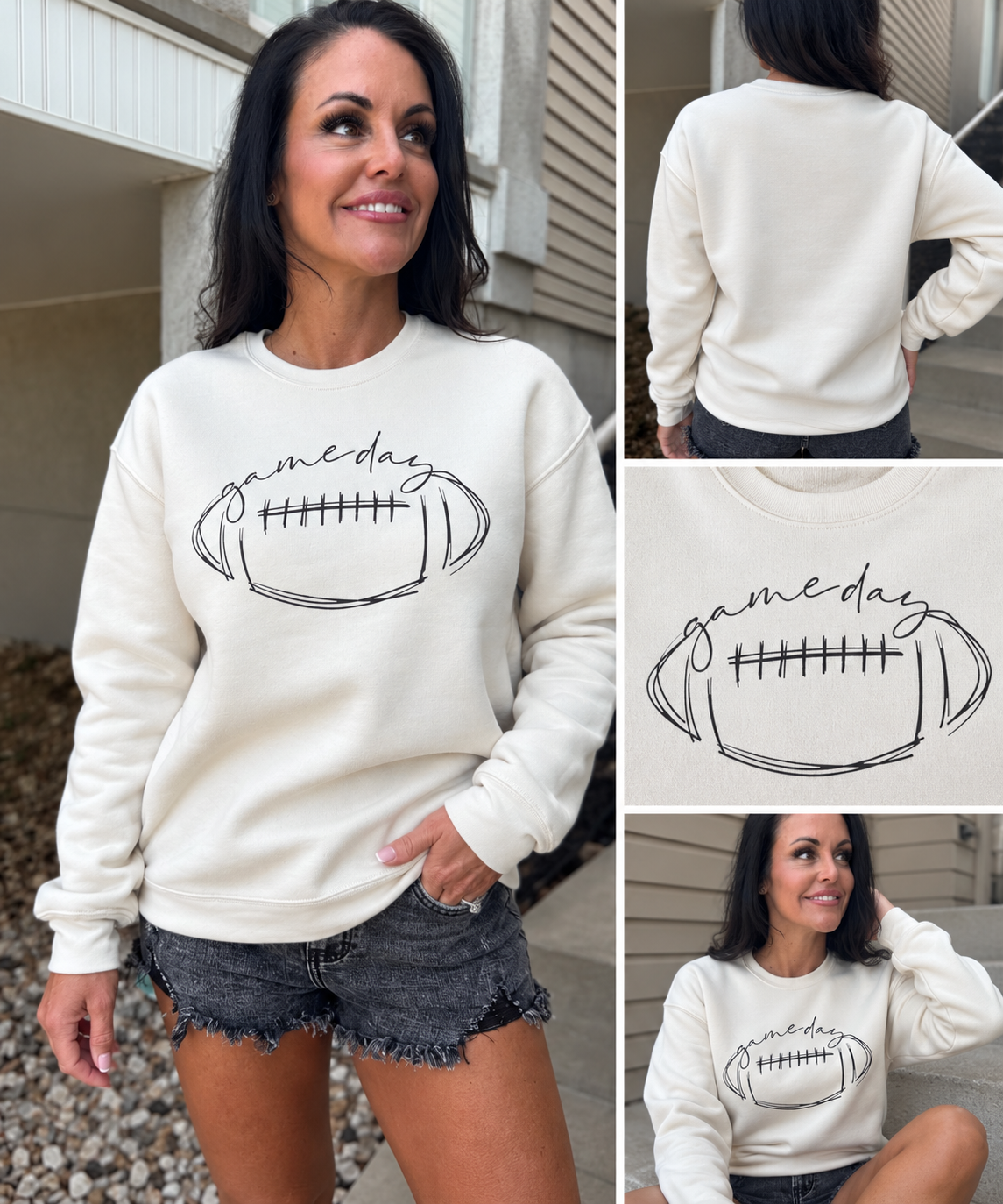 GAME DAY FOOTBALL Graphic Sweatshirt