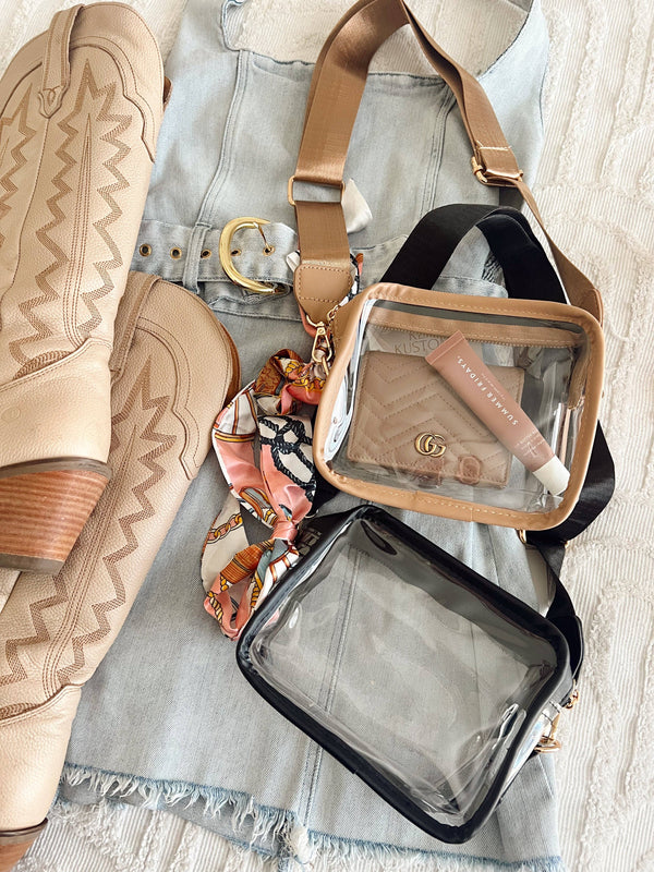 Clear Gameday + Concert Purse