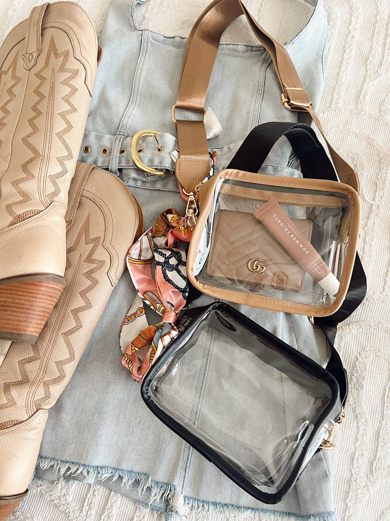Clear Gameday + Concert Purse