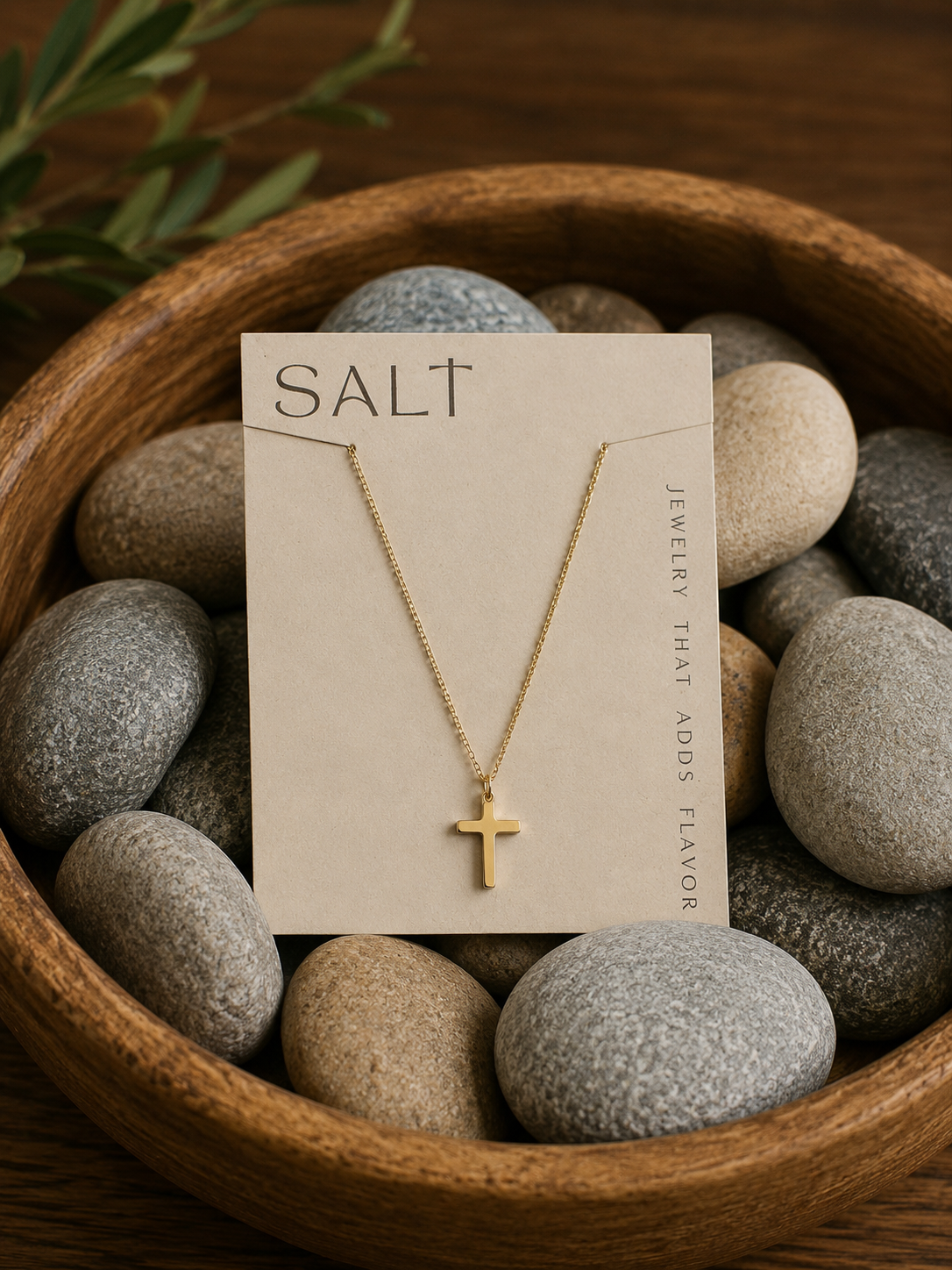 Classic Faith Gold Necklace