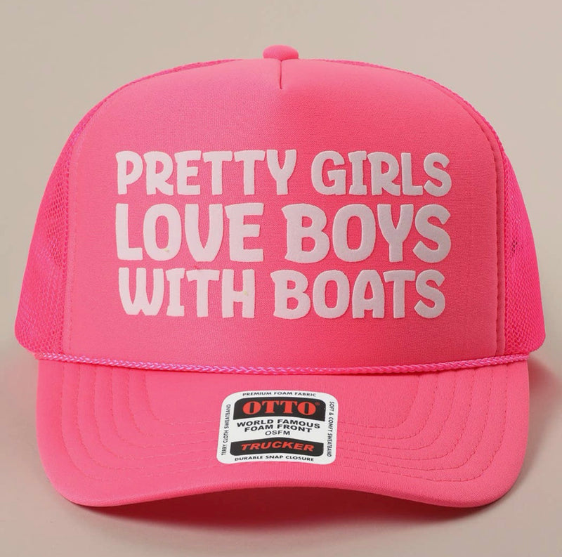 Pretty Girls Love Boys With Boat Hat