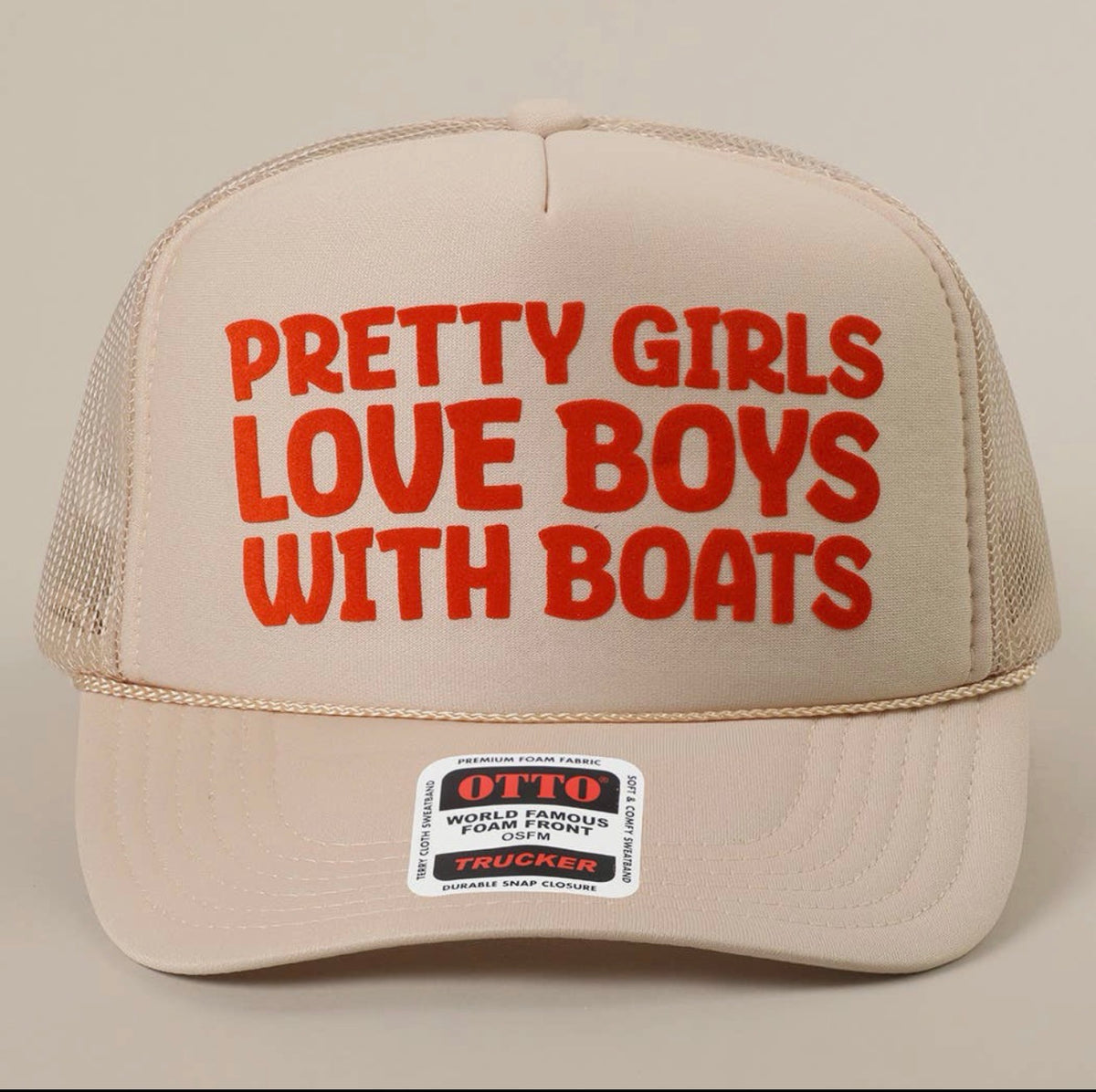 Pretty Girls Love Boys With Boat Hat