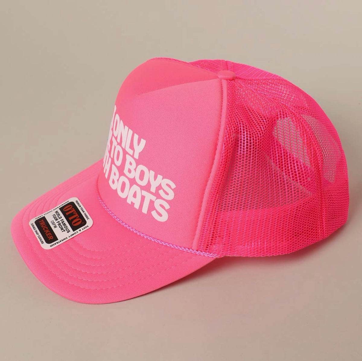 I Only Talk To Boys With Boats Hat