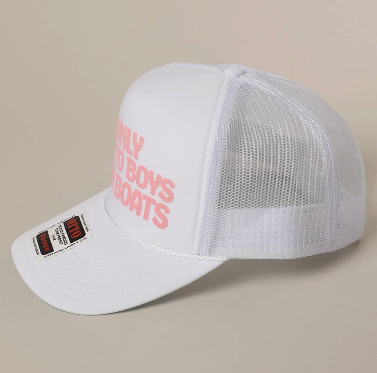 I Only Talk To Boys With Boats Hat