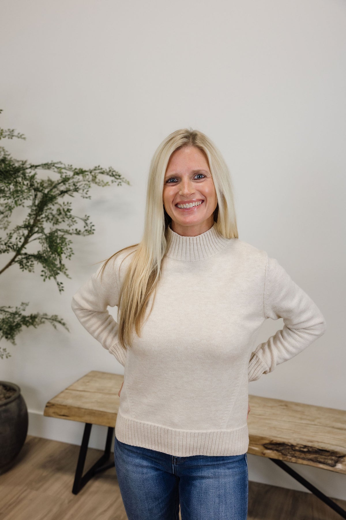 Ultra Soft Mockneck Sweater