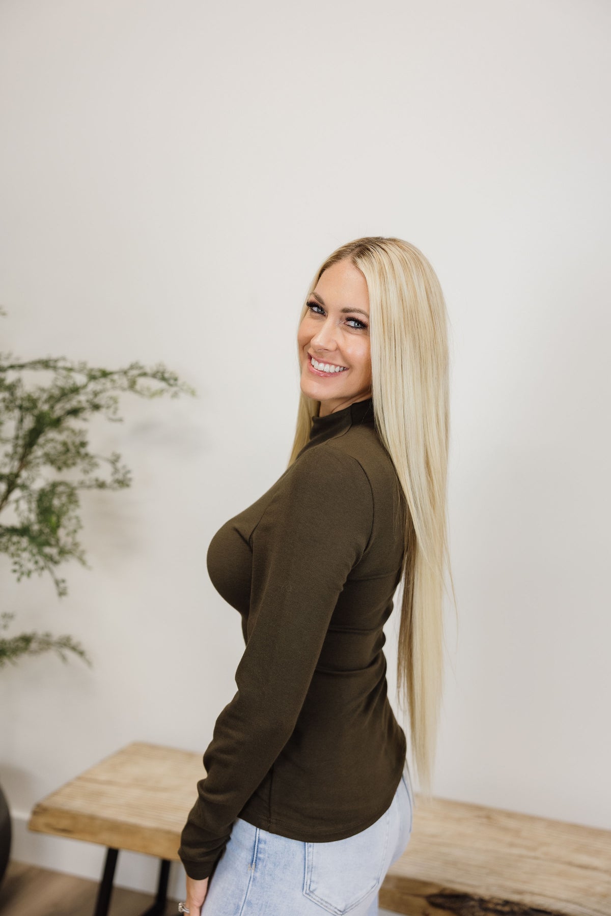 The Classic Mock Neck Top