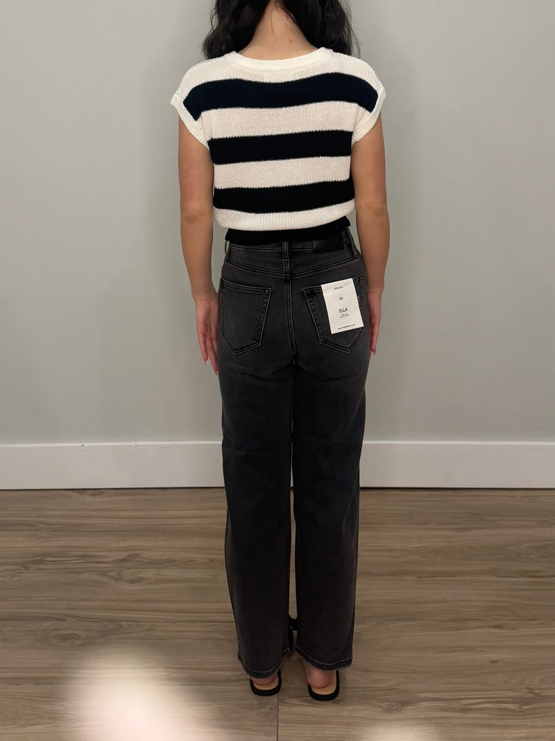 Maybree Hidden Jeans - Charcoal Wash