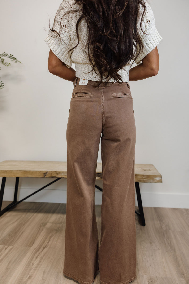 Patch Pocket Wide Leg Flare - JBD