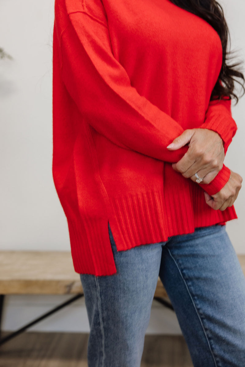 CREW NECK KNIT SWEATER PULLOVER
