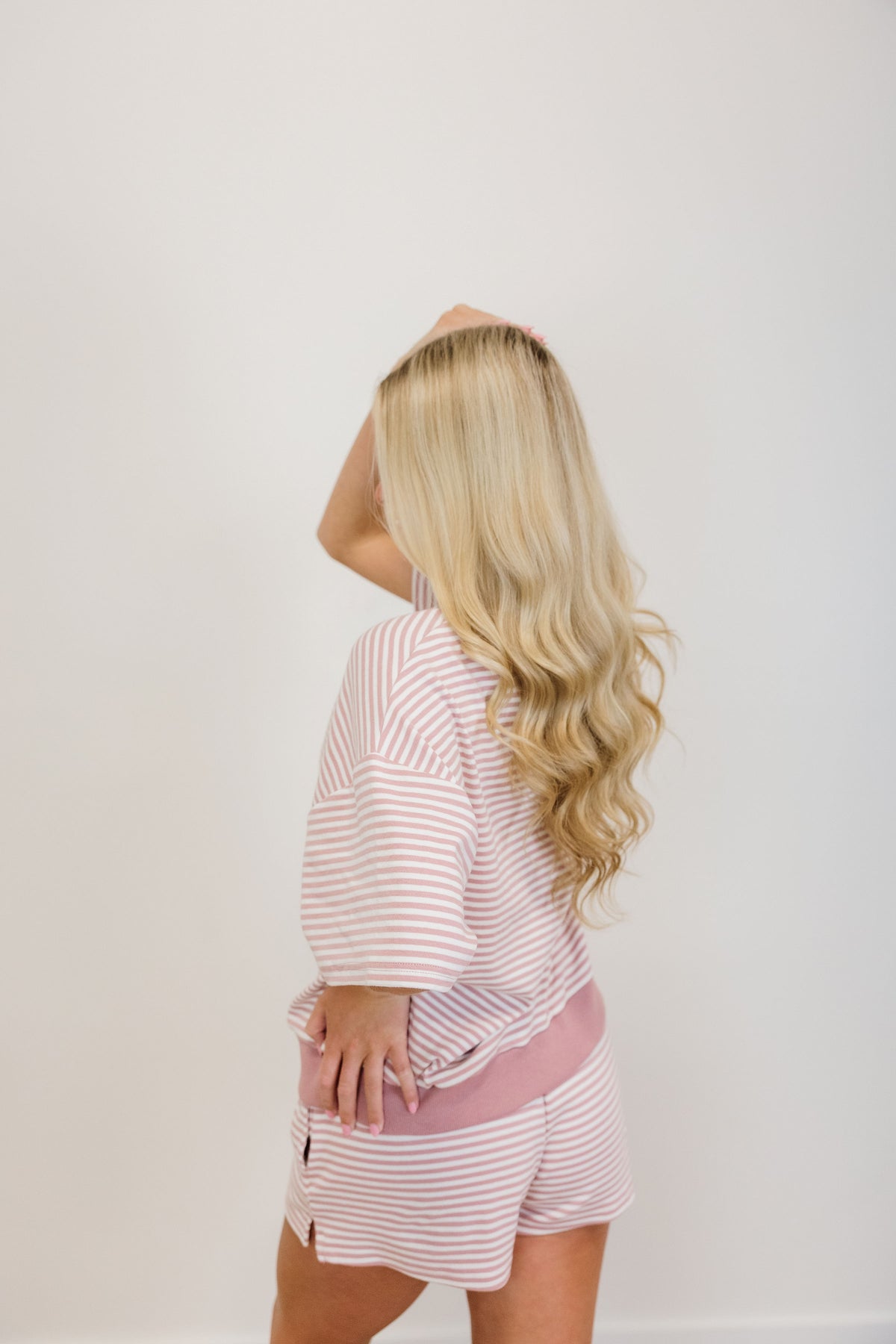 Blush Breeze Stripe Set