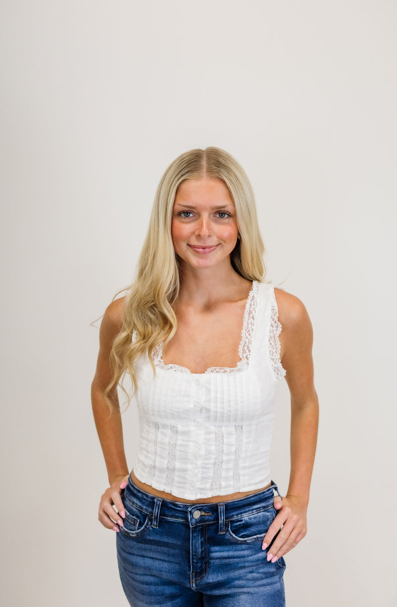 Ruffle Lace Top