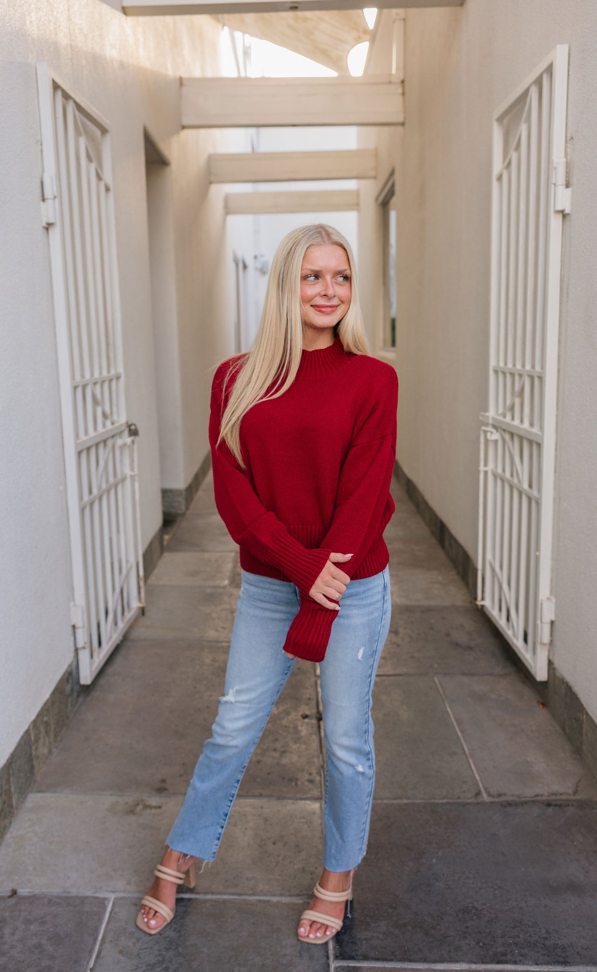 Mock Neck Sweater