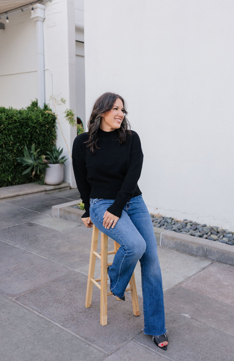 Mock Neck Sweater