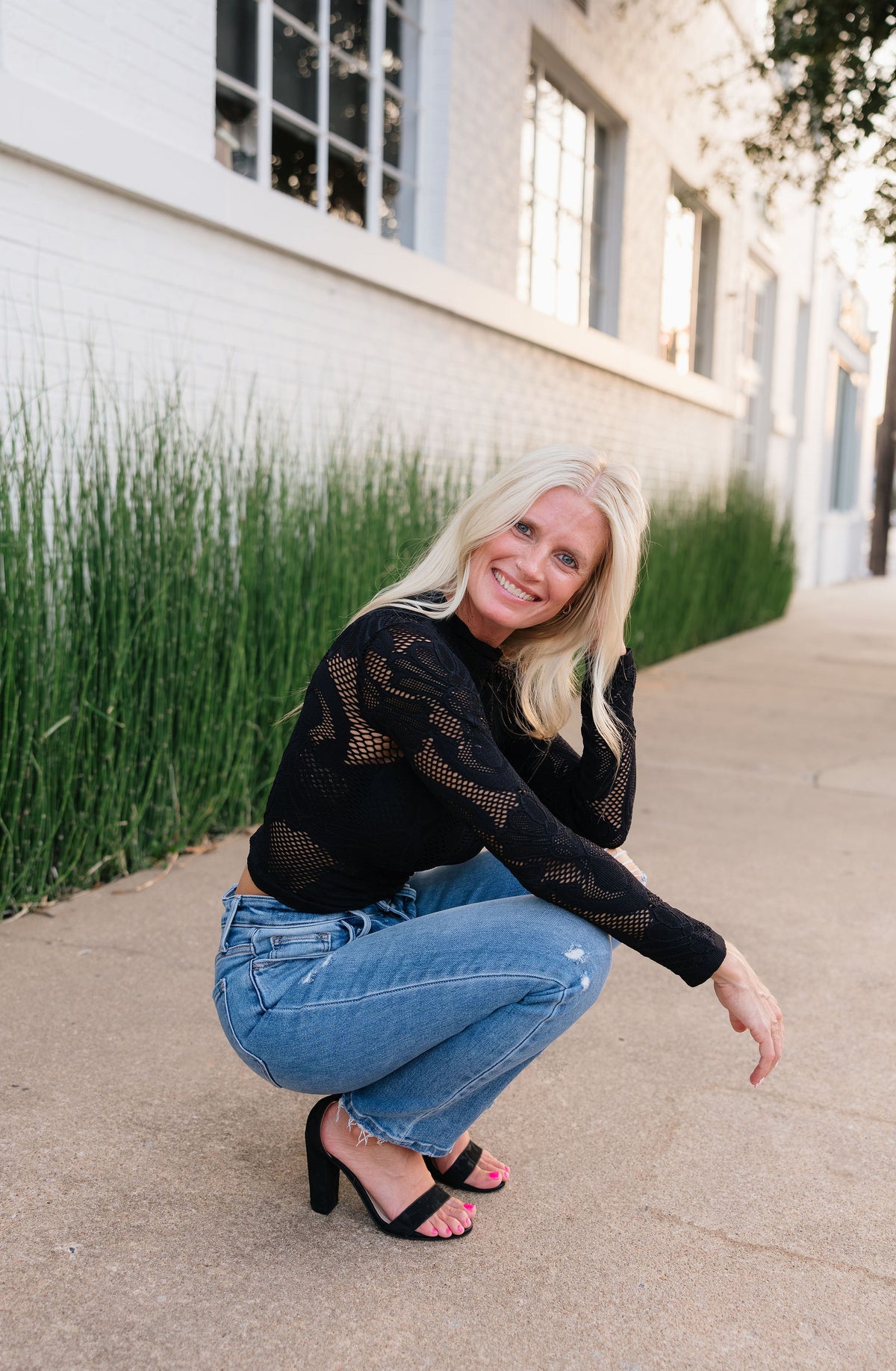 Kali Lace Long Sleeve Top