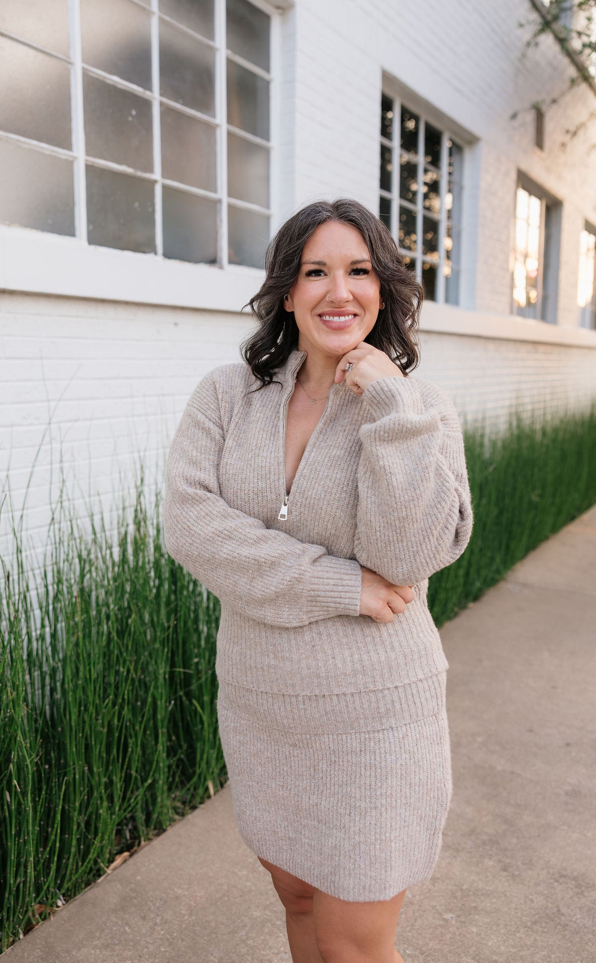 The Cozy Knit Skirt Set