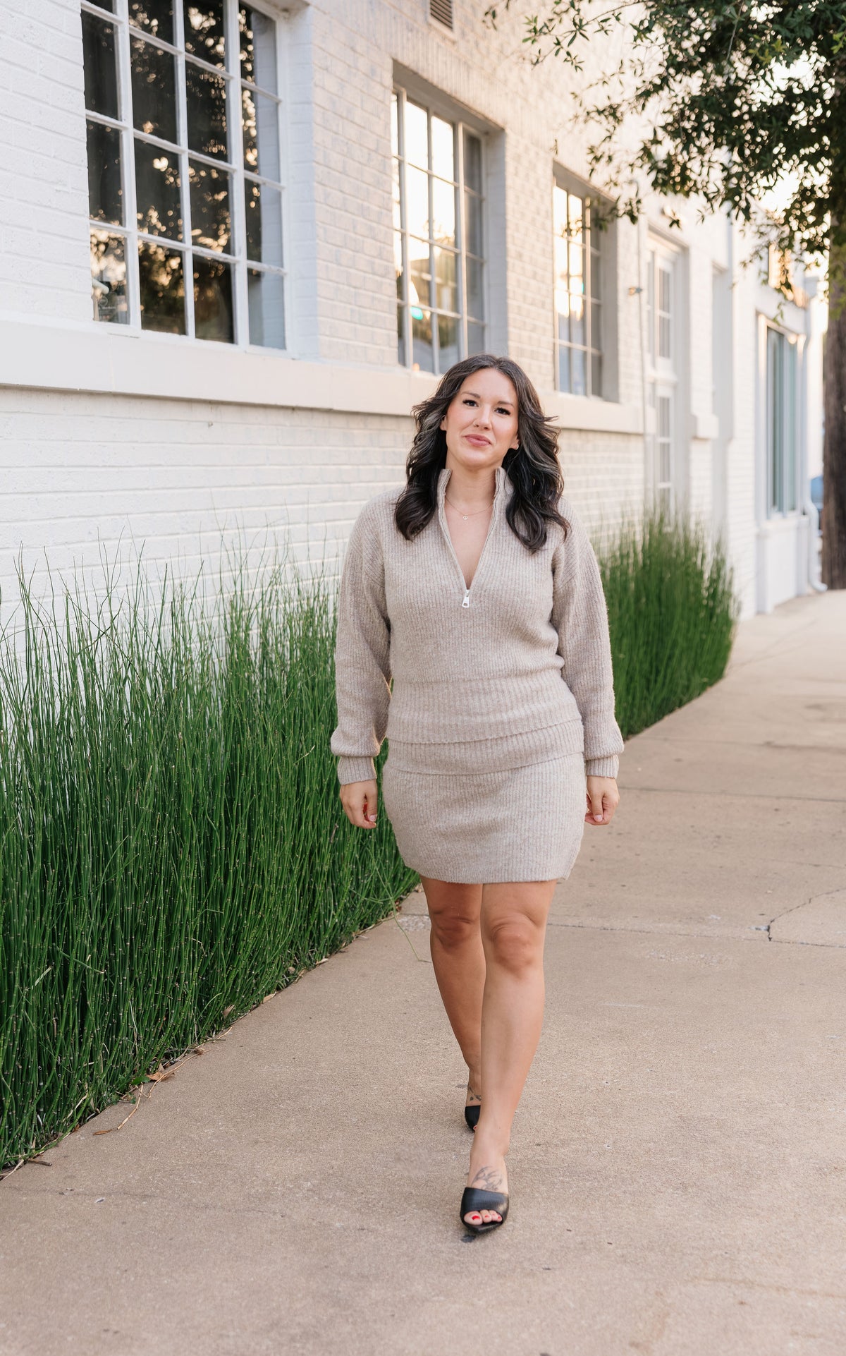 The Cozy Knit Skirt Set
