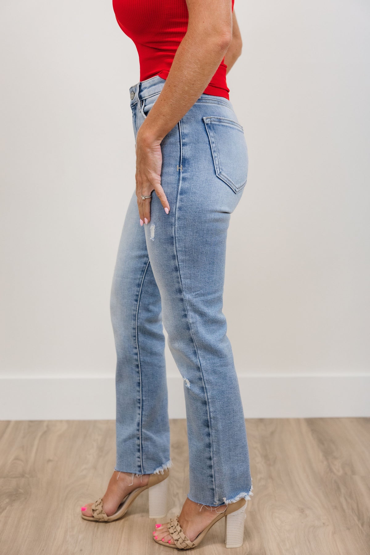 Quinn Hidden Jeans- Medium Wash