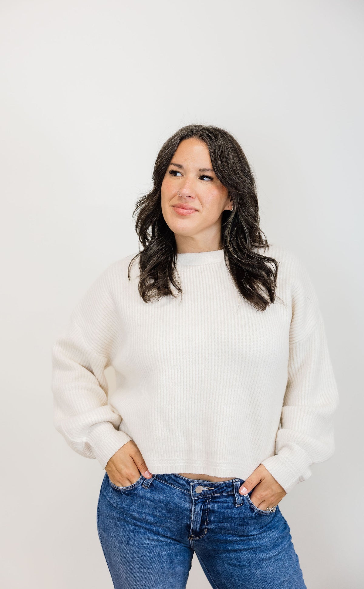 Oversize Rib Knit Sweater