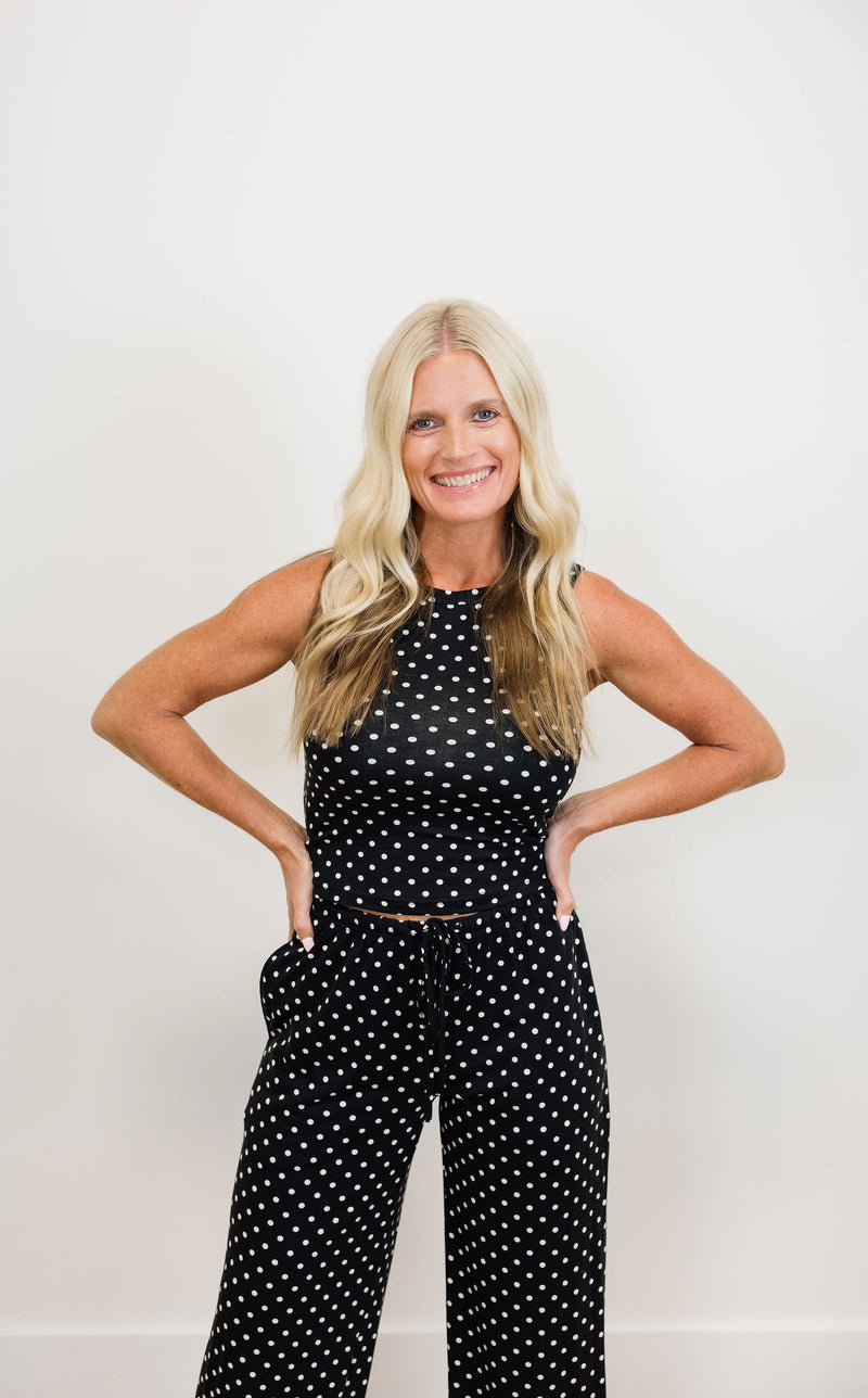 Classic Polka Dot Matching Set