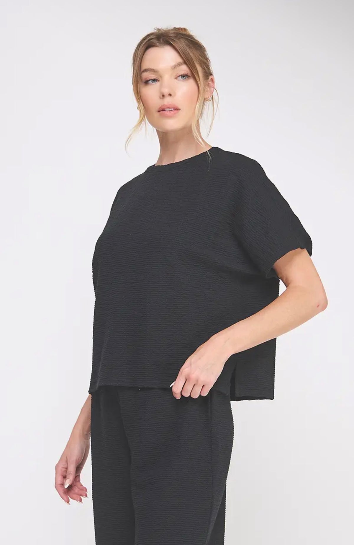 Modern Comfort Jacquard Top