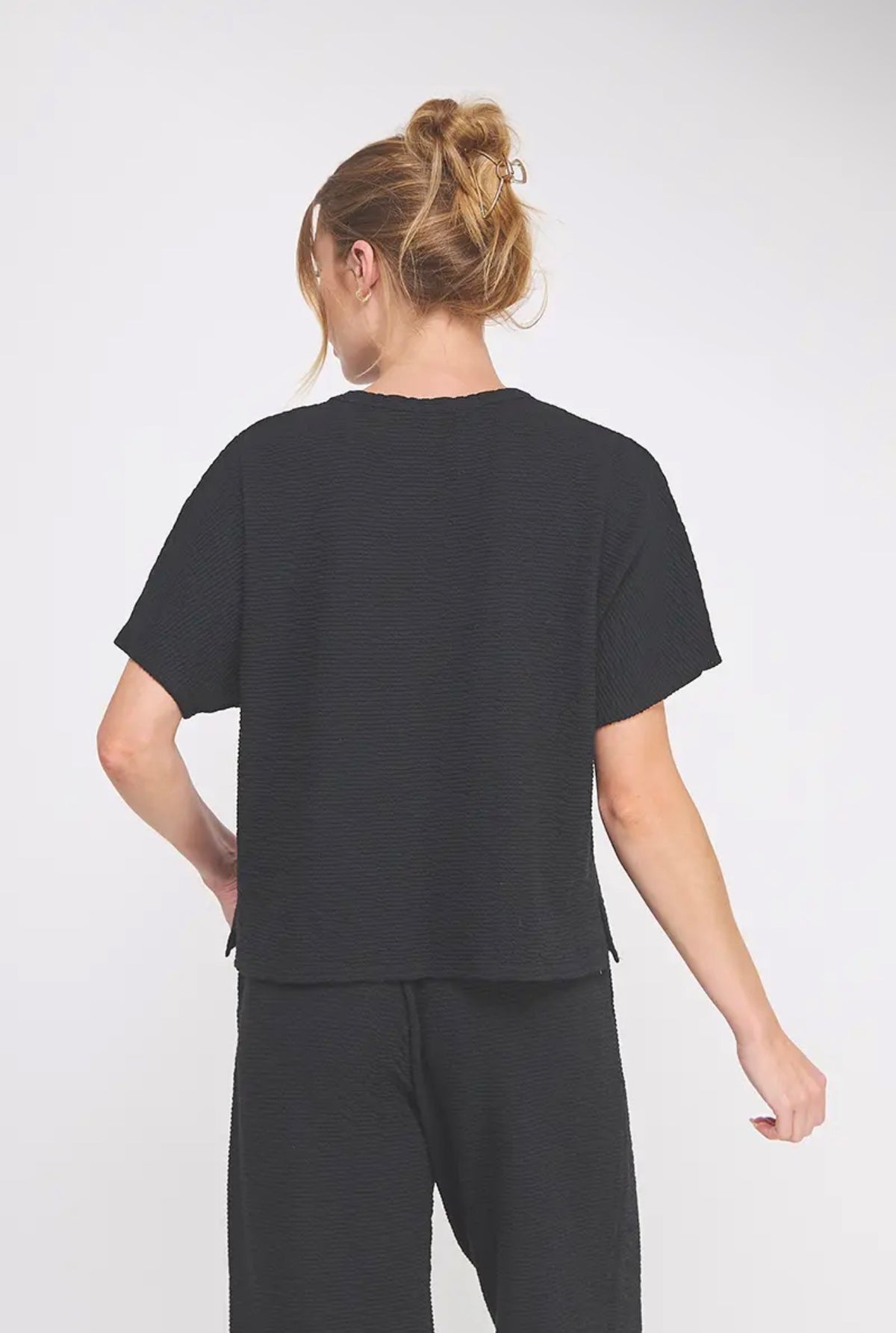 Modern Comfort Jacquard Top