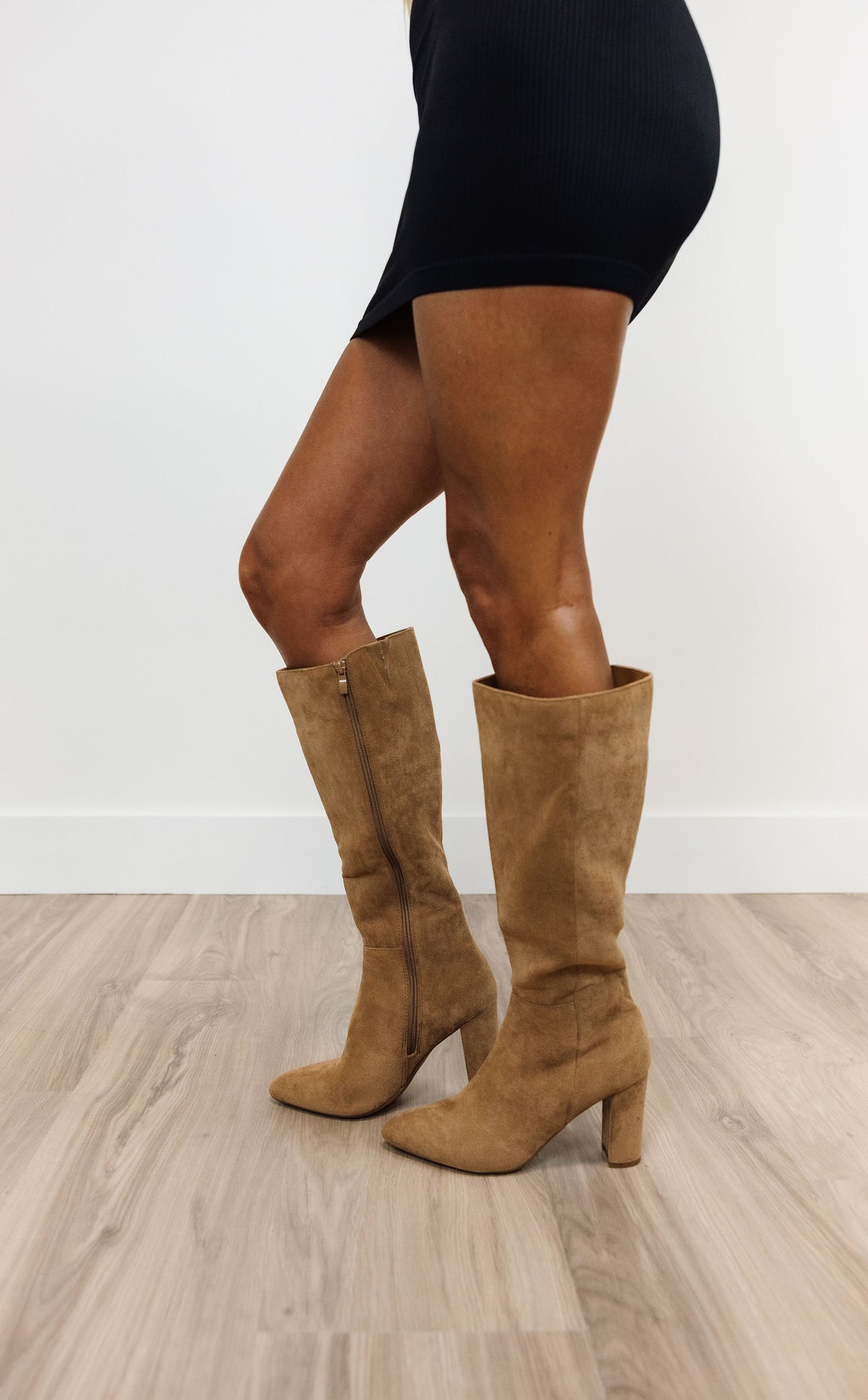 Stevie Faux Suede Boots