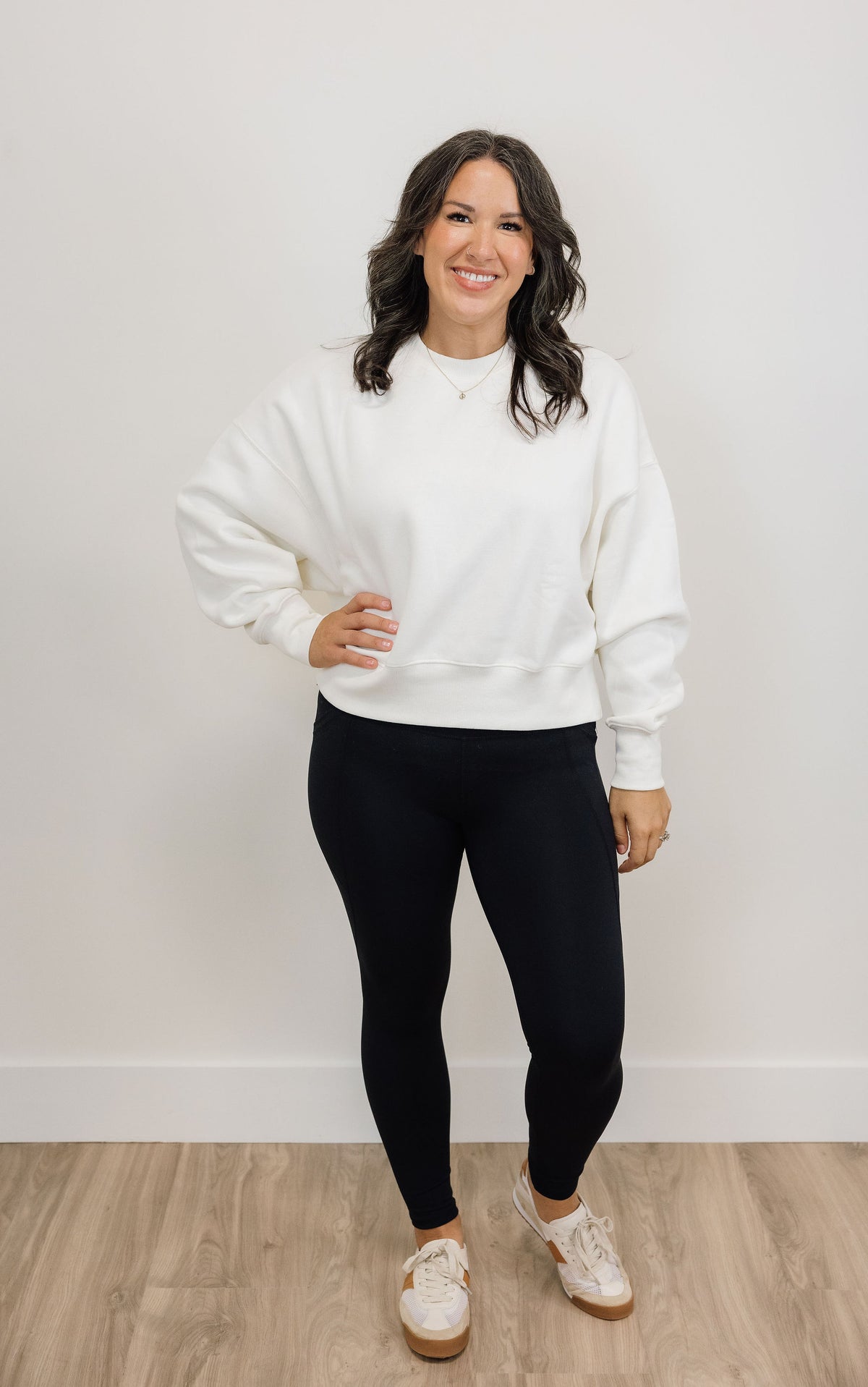 CloudWalk Ballon Sleeve Fleece Crewneck