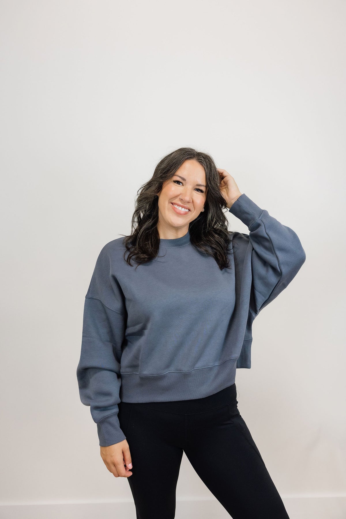 CloudWalk Ballon Sleeve Fleece Crewneck