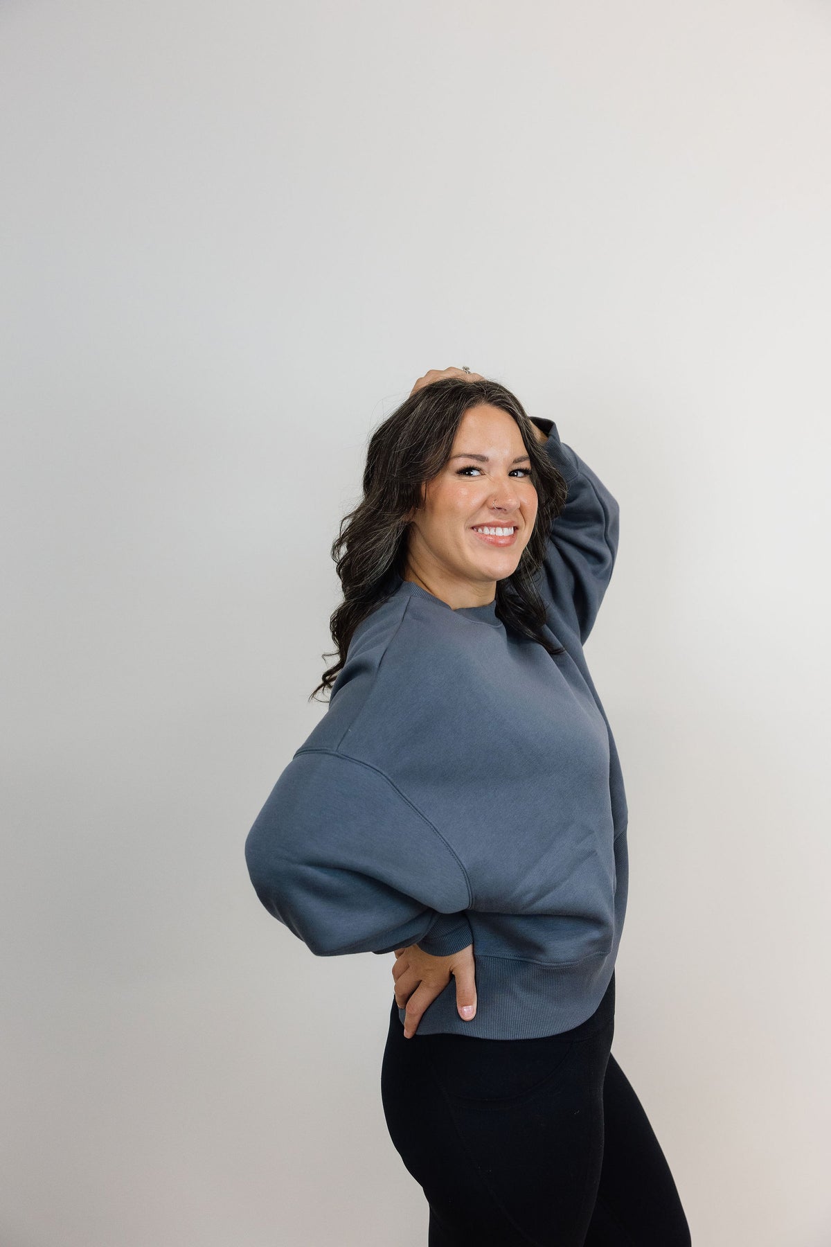 CloudWalk Ballon Sleeve Fleece Crewneck