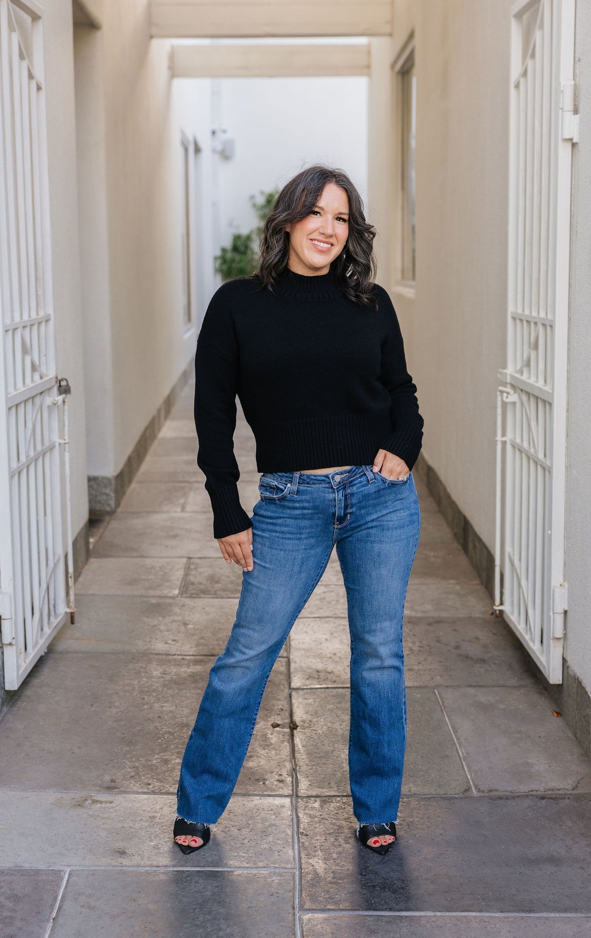 Just Black Denim- Low Rise Bootcut