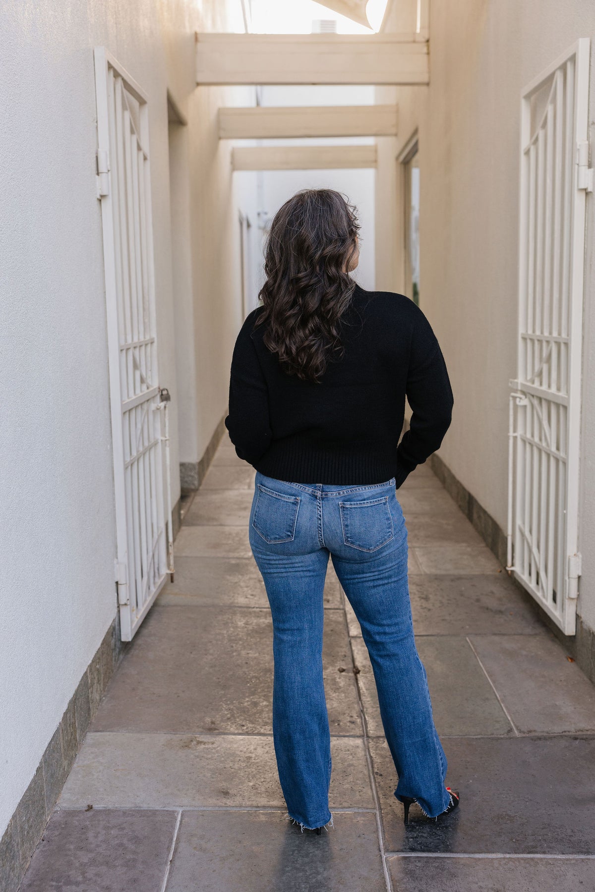 Just Black Denim- Low Rise Bootcut