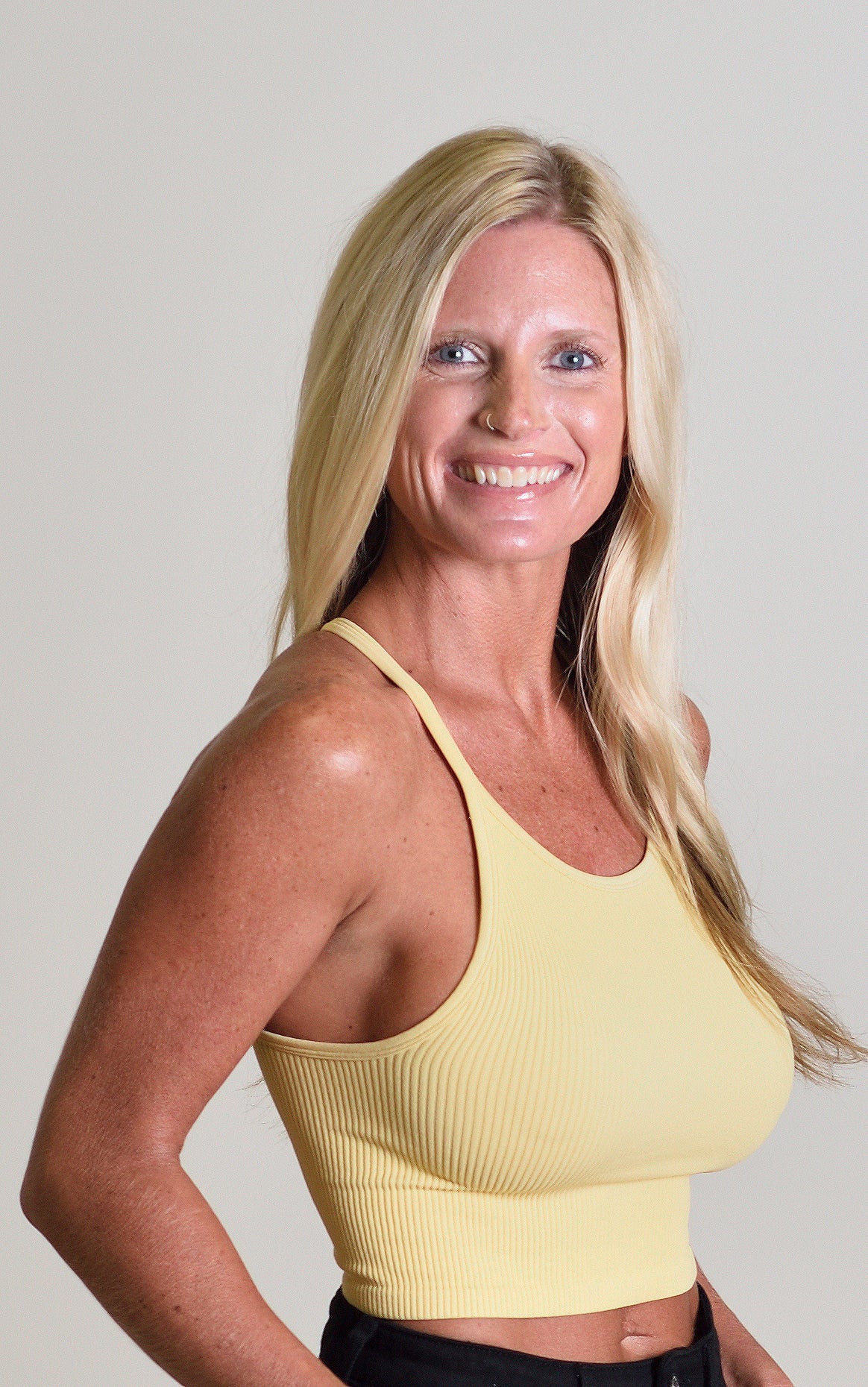 The Seamless High Neck Tank